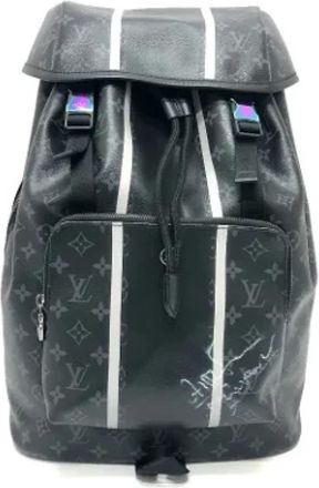 Louis Vuitton Pre-owned Fabric louis-vuitton-bags - Heren - Vintage Rugzakken - Zwart - ONE Size - Vintage