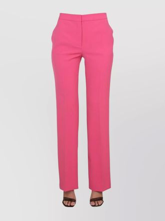 Moschino printed straight trousers