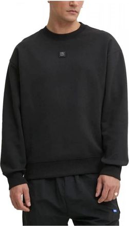 HUGO BOSS Dettil Sweatshirt - Heren - Sweatshirts - Zwart - M - Katoen - Hoodies & sweatvesten