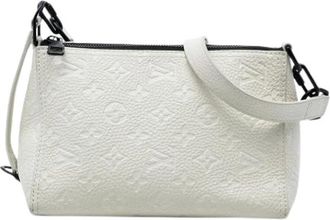 Louis Vuitton Pre-owned Crossbody Bag - Dames - Vintage Schoudertas - Wit - ONE Size - Leer - Vintage