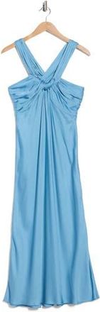A.L.C. Ivy Satin Midi Dress in Blue Lagoon at Nordstrom Rack, Size 14