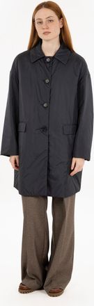Aspesi Cappotto Teena in nylon navy