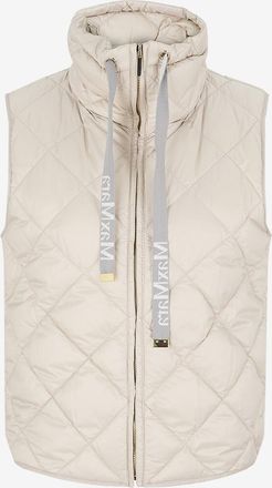 Max Mara Kurze Steppweste aus technischem Gewebe Tregic
