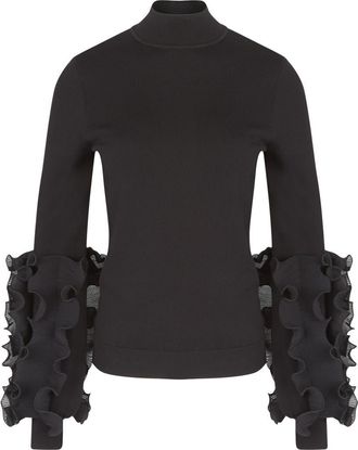 Anne Fontaine Lanka Sweater in Black at Nordstrom, Size Small Eu