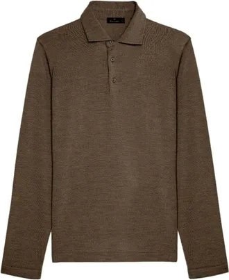 Ferrante Accessoires - Heren - Polos - Bruin - M - Tops