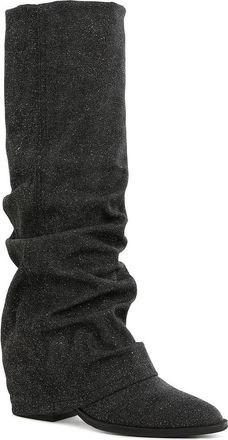 London Rag Capella Ruched Boot in Black at Nordstrom Rack, Size 9