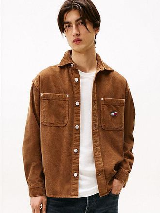 Tommy Hilfiger Logo Relaxed Fit Corduroy Shirt