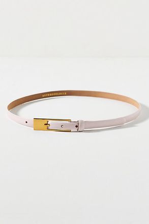 Maeve Skinny Square Buckle Belt