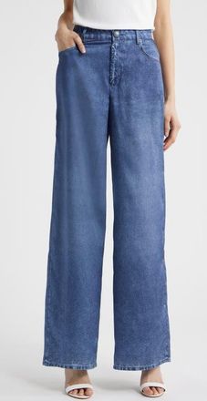 Kobi Halperin Sage Wide Leg Jeans in Dark Indigo at Nordstrom, Size Xx-Large