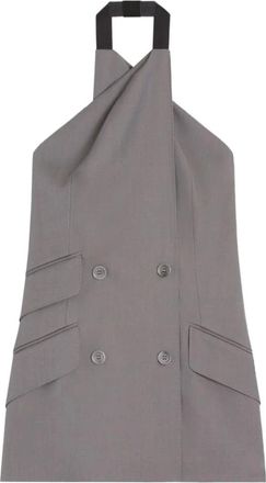 Max Mara Vests, female, Gray, Size: XS Giacca smanicata