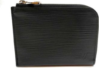 Louis Vuitton Epi Black Noir Epi Leather Coin Purse/Coin Case (Pre-Owned)