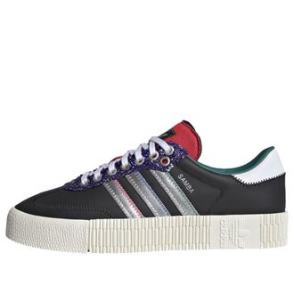 adidas (WMNS) adidas Sambarose Core Black Silver Metallic FW9617