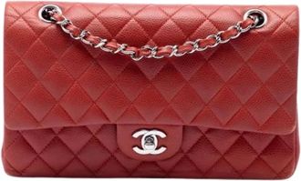 Chanel Borsa a spalla Pre-owned Classic Double Flap - - Pre-owned - Donna - Rosso - ONE SIZE