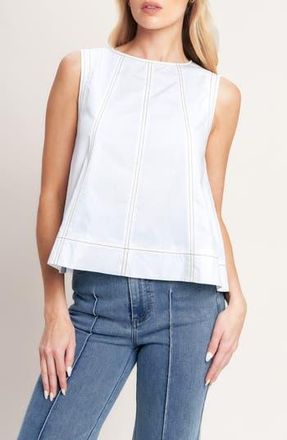 Flying Tomato Denim Top in White at Nordstrom Rack, Size Medium