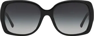 Burberry Square Full Rim Sunglasses - Black