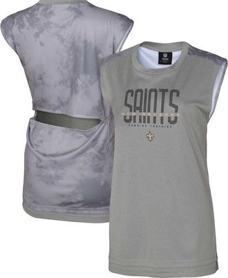 Outerstuff Womens Gray New Orleans Saints No Sweat Tank Top at Nordstrom, Size Xx-Large
