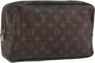 Louis Vuitton Pre-owned Clutches, female, Brown, Size: ONE SIZE Pre-owned Canvas Clutch