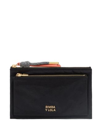 Bimba & Lola logo-detail wallet - women - Polyamide/Polyester/Polyurethane - One Size - Black