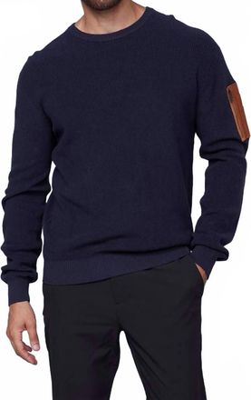 Hedge Crewneck Sweater In Navy