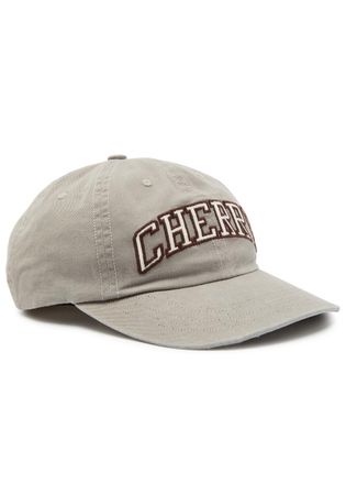 Cherry Los Angeles Logo-embroidered Cotton cap - Grey - One Size