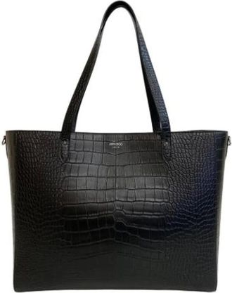 Jimmy Choo London Pre-owned Tote Bags, female, Black, Size: ONE SIZE Pre-owned Tote Bag