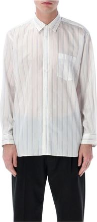 Comme Des Gar&ccedil;ons Forever Cupro Shirt - Heren - Casual Overhemden - Wit - M - Overhemden