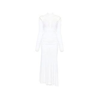 Elisabetta Franchi Gowns, female, White, Size: 2XL Red Carpet Dress