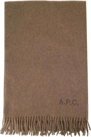 A.P.C. Bufanda Alix Brod&eacute;e - Accessories - unisex - Marr&oacute;n - ONE SIZE