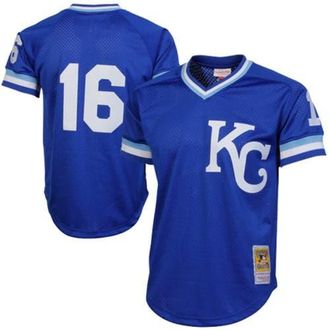 Mitchell & Ness Mens Mitchell & Ness Bo Jackson Kansas City Royals Royal 1989 Authentic Cooperstown Collection Batting Mesh Practice Jersey at Nordstrom, Size Large