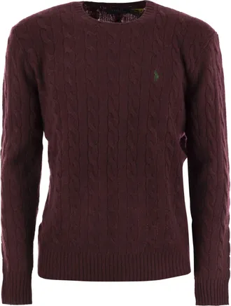 Polo Ralph Lauren Wool And Cashmere Cable Knit Sweater