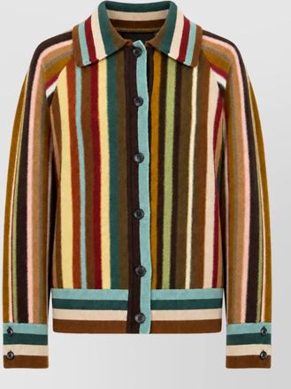 Paul Smith merino wool fine-knit cardigan