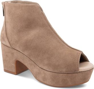 Chocolat Blu Womens Gabe Ankle Boots In Toffee Suede