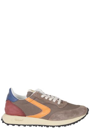 Valsport Taupe Vintage Nylon Suede Low-Top Sneakers