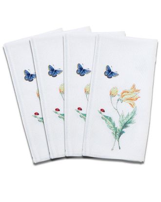 Lenox Set Of 4 Butterfly Meadow Garden Napkins