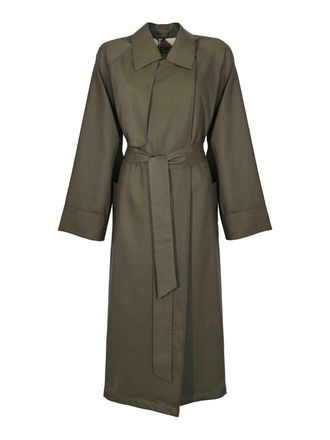 Herno Wool Muslin Trench Coat