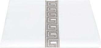 Matouk Ophelia 520 Thread Count Duvet Cover in Mocha at Nordstrom, Size King