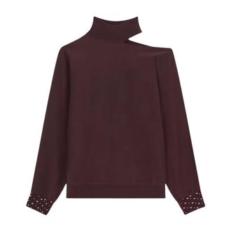 Marciano Maglione a collo alto monospalla Romina - - Knitwear - Donna - Marrone - S
