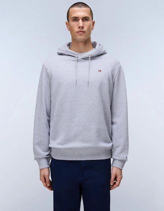 Napapijri Mens Napapijri Balis French Terry Hoodie - Grey - Size: 44