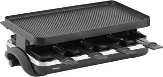 Trisa Trisa Supreme 8 Raclette 8 vaschette, Rivestimento antiaderente Nero