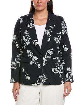 Tahari by ASL Tahari Asl Plus Sateen Blazer