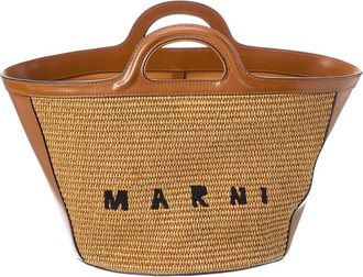 Marni Tropicalia Small Leather Tote