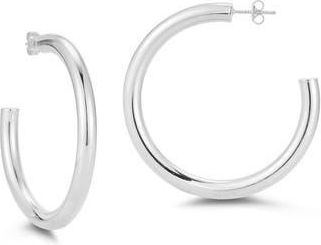 Glaze Jewelry Tubular Hoop Earrings in Silver at Nordstrom Rack