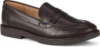 BareTraps Calli Croc Embossed Faux Leather Loafer in Dark Brown at Nordstrom, Size 8.5