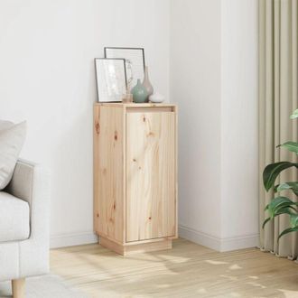 vidaXL Credenza 31,5x34x75 cm in Legno Massello di Pino - Vidaxl