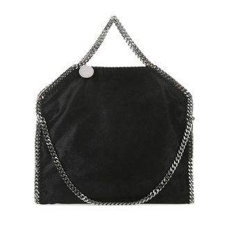 Stella McCartney Stella McCartney, Tote Bags, female, Black, Size: ONE SIZE Medium Falabella Handbag