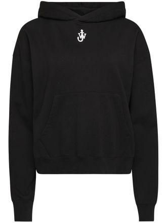 J.W.Anderson Black Anchor-embroidered Hoodie