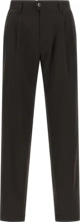 Incotex Brown Polyester Dress Mens Pants