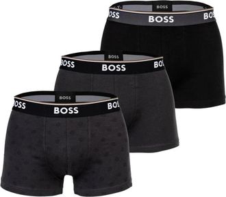 HUGO BOSS Boxer Briefs met Signature Logo Tailleband - Heren - Onderbroek - Zwart - S - Katoen - Ondergoed