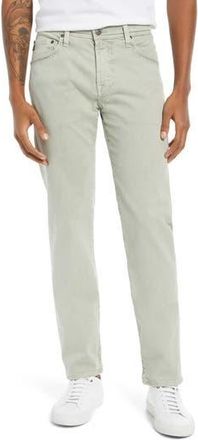 AG - Adriano Goldschmied Tellis Slim Fit Sateen Pants in Sulfur Natural Agave at Nordstrom Rack, Size 31 X 34