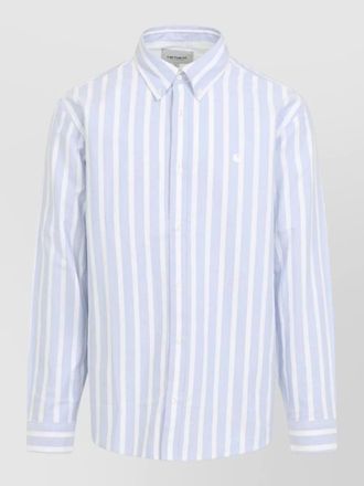 Carhartt Work in Progress striped loose-fit cotton shirt
